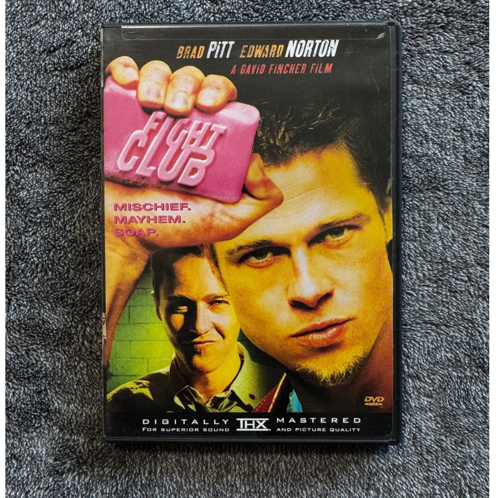 Fight Club DVD Brad Pitt Edward Norton David Fincher THX Digitally Mastered 1999